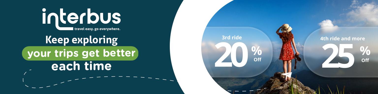 Every ride takes you further and gives you more back, 3rd ride 20% off, 4th ride and more 25%off